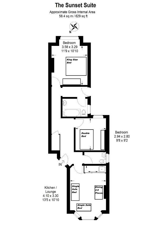 Stay Lytham Serviced Apartments Lytham St. Annes Eksteriør bilde